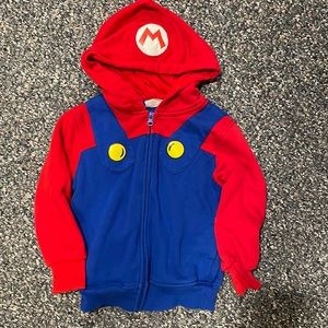 Super Mario hoodie size 5T